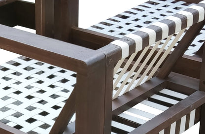 Zambra Loungeset - 4 stuks - Gevlochten Outdoor Off White