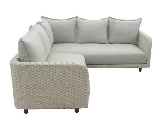 Nayan Lounge Hoekset - Staal Poeder gecoat Oester