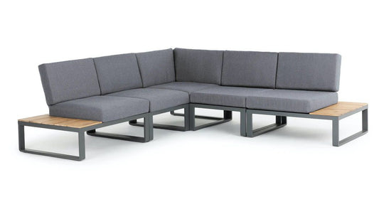 Albufeira Modulaire Lounge Hoek Set - Alu Antraciet