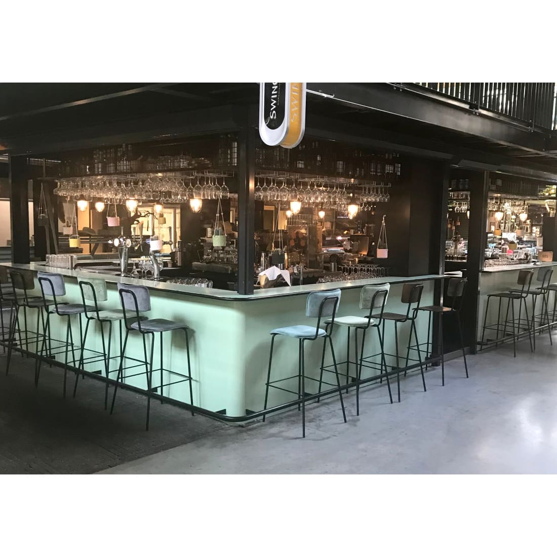 Werkliving Barkruk Hoog Bo Society - Boucle Shitake