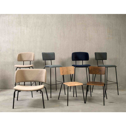 Werkliving Barkruk Hoog Bo Society - Boucle Shitake