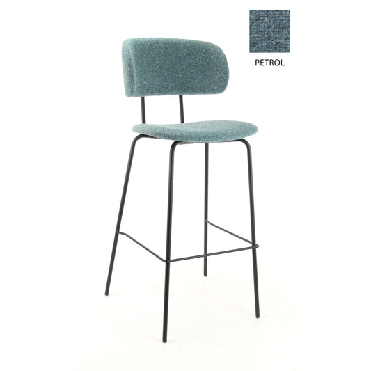 Werk- en woonkruk Hoog Society Bo - Boucle Petrol