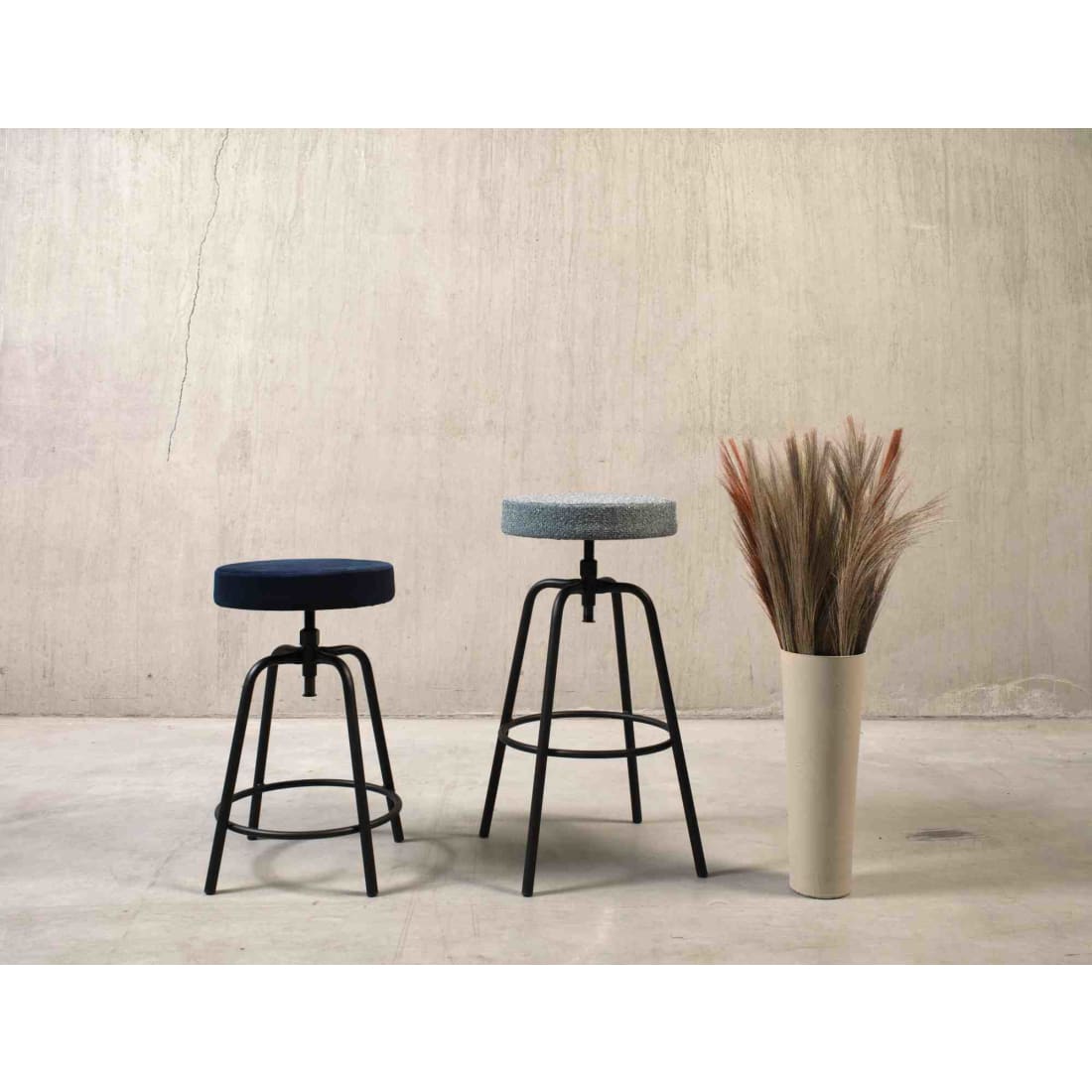 Werkwoonkruk Laag Rond - Velvet Earth Forest