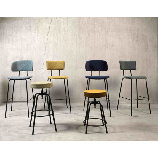 Werkwoonkruk Laag Rond - Velvet Earth Forest