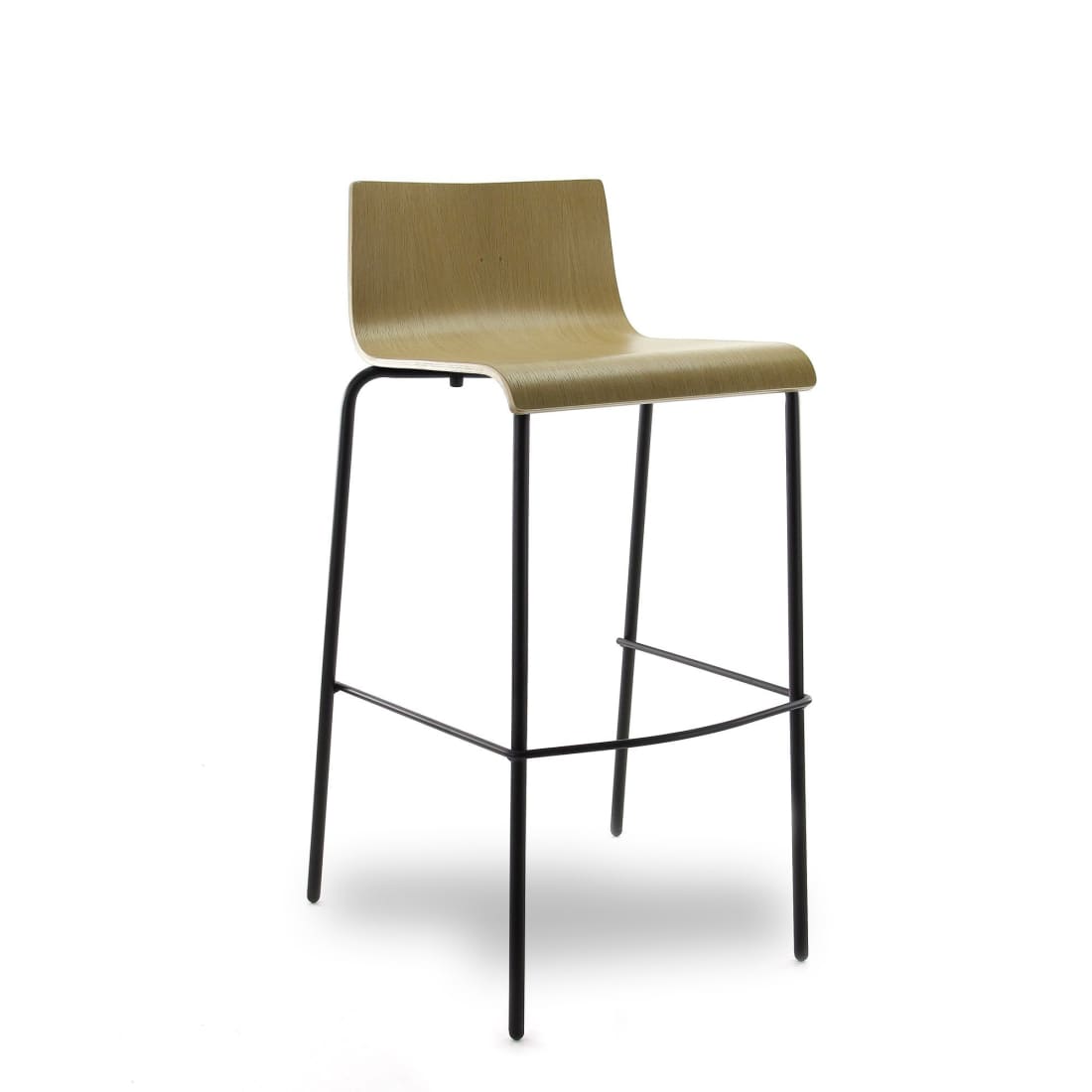 Werk-leef Barkruk Puur Eiken Blank Wilco